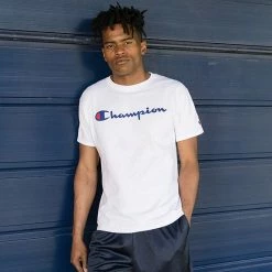 Men's Champion® Graphic Tee Swiss Blue -Champion shop unnamed file 422