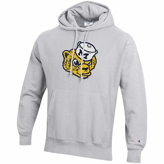Men's Champion® Heathered Gray Michigan Wolverines Vault Logo Reverse Weave Pullover Hoodie Men's Champion® Heathered Gray Michigan Wolverines Vault Logo Reverse Weave Pullover Hoodie -Champion shop unnamed file 4234