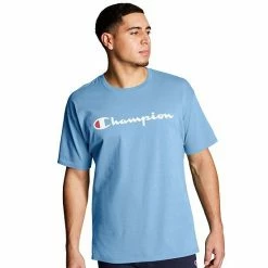 Men's Champion® Graphic Tee Swiss Blue -Champion shop unnamed file 432
