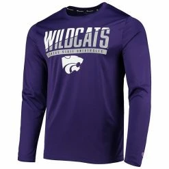 Men's Champion Purple Kansas State Wildcats Wordmark Slash Long Sleeve T-Shirt 4 Men's Champion Purple Kansas State Wildcats Wordmark Slash Long Sleeve T-Shirt -Champion shop unnamed file 4383