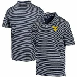 Men's Champion Navy West Virginia Mountaineers Stadium Stripe Polo 3 Men's Champion Navy West Virginia Mountaineers Stadium Stripe Polo -Champion shop unnamed file 4476