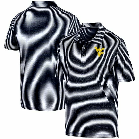 Men's Champion Navy West Virginia Mountaineers Stadium Stripe Polo Men's Champion Navy West Virginia Mountaineers Stadium Stripe Polo -Champion shop unnamed file 4476