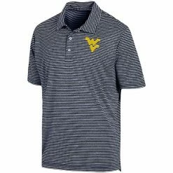 Men's Champion Navy West Virginia Mountaineers Stadium Stripe Polo 4 Men's Champion Navy West Virginia Mountaineers Stadium Stripe Polo -Champion shop unnamed file 4477