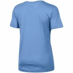 Women's Champion Carolina Blue North Carolina Tar Heels Basketball V-Neck T-Shirt -Champion shop unnamed file 4482