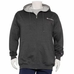 Big & Tall Champion® Powerblend Full-Zip Fleece Hoodie Granite Heather 4 Big & Tall Champion® Powerblend Full-Zip Fleece Hoodie Granite Heather -Champion shop unnamed file 449
