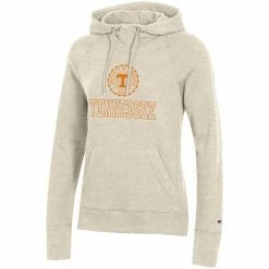 Women's Champion Heathered Oatmeal Tennessee Volunteers College Seal Pullover Hoodie 4 Women's Champion Heathered Oatmeal Tennessee Volunteers College Seal Pullover Hoodie -Champion shop unnamed file 4505