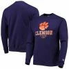 Men's Champion Purple Clemson Tigers Team Stack Powerblend Pullover Sweatshirt 1 Men's Champion Purple Clemson Tigers Team Stack Powerblend Pullover Sweatshirt -Champion shop unnamed file 4525