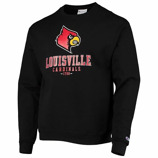 Men's Champion Black Louisville Cardinals Team Stack Powerblend Pullover Sweatshirt Men's Champion Black Louisville Cardinals Team Stack Powerblend Pullover Sweatshirt -Champion shop unnamed file 4539