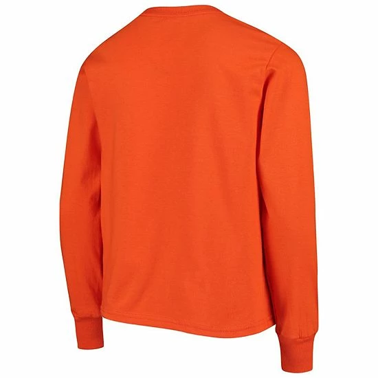 Youth Champion Orange Clemson Tigers Lockup Long Sleeve T-Shirt 6 Youth Champion Orange Clemson Tigers Lockup Long Sleeve T-Shirt - Image 4