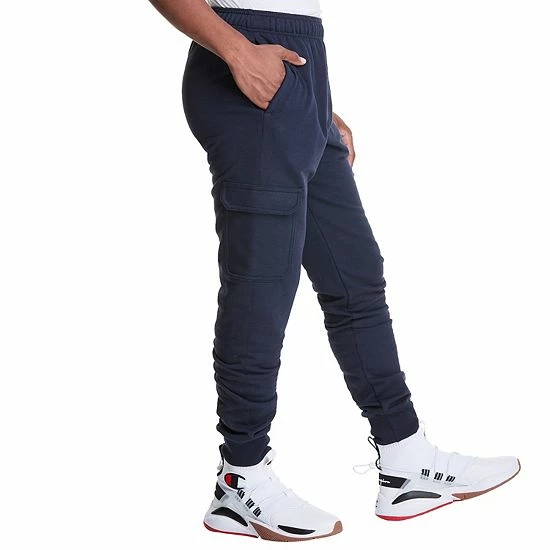 Men's Champion® Powerblend Fleece Cargo Joggers Oxford Gray Men's Champion® Powerblend Fleece Cargo Joggers Oxford Gray -Champion shop unnamed file 455
