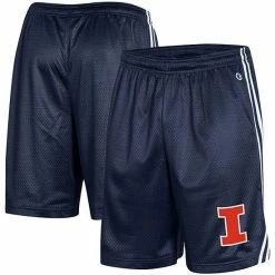 Men's Champion Navy Illinois Fighting Illini Team Lacrosse Shorts