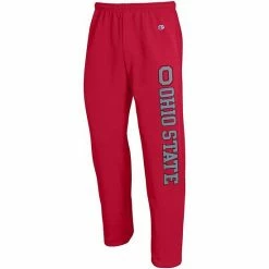 Men's Champion Scarlet Ohio State Buckeyes Powerblend Pants