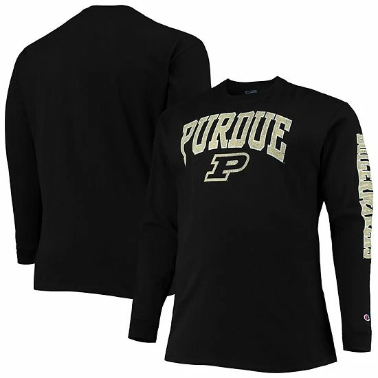 Men's Champion Black Purdue Boilermakers Big & Tall 2-Hit Long Sleeve T-Shirt Men's Champion Black Purdue Boilermakers Big & Tall 2-Hit Long Sleeve T-Shirt -Champion shop unnamed file 4569