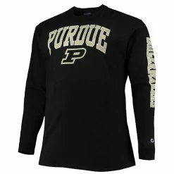 Men's Champion Black Purdue Boilermakers Big & Tall 2-Hit Long Sleeve T-Shirt 4 Men's Champion Black Purdue Boilermakers Big & Tall 2-Hit Long Sleeve T-Shirt -Champion shop unnamed file 4571