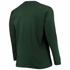 Men's Champion Green Michigan State Spartans Big & Tall 2-Hit Long Sleeve T-Shirt -Champion shop unnamed file 4585