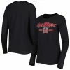 Women's Champion Black Ohio State Buckeyes 100th Anniversary The Shoe Long Sleeve T-Shirt