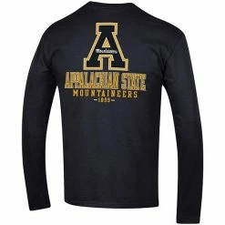 Men's Champion Black Appalachian State Mountaineers Team Stack Long Sleeve T-Shirt 5 Men's Champion Black Appalachian State Mountaineers Team Stack Long Sleeve T-Shirt -Champion shop unnamed file 4628