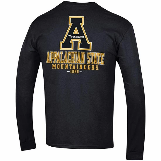 Men's Champion Black Appalachian State Mountaineers Team Stack Long Sleeve T-Shirt Men's Champion Black Appalachian State Mountaineers Team Stack Long Sleeve T-Shirt -Champion shop unnamed file 4628