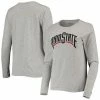 Women's Champion Heathered Gray Ohio State Buckeyes University Logo Long Sleeve T-Shirt 1 Women's Champion Heathered Gray Ohio State Buckeyes University Logo Long Sleeve T-Shirt -Champion shop unnamed file 4650
