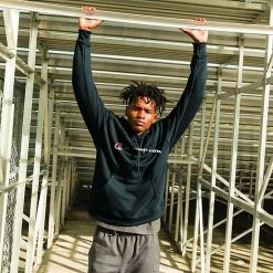 Men's Champion® Powerblend Fleece Graphic Pullover Hoodie Classic Sky Blue -Champion shop unnamed file 47