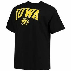 Men's Champion Black Iowa Hawkeyes Big & Tall Arch Over Wordmark T-Shirt -Champion shop unnamed file 4727