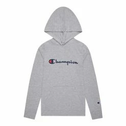 Boys 8-20 Champion® Script Graphic Hooded Tee Crayon Orange
