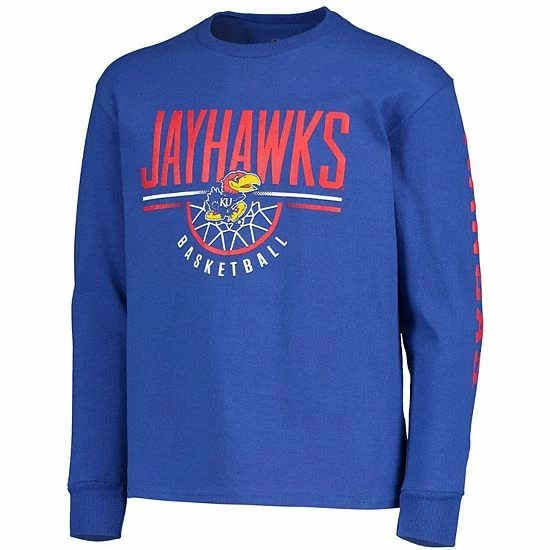 Youth Champion Royal Kansas Jayhawks Basketball Long Sleeve T-Shirt Youth Champion Royal Kansas Jayhawks Basketball Long Sleeve T-Shirt -Champion shop unnamed file 4744