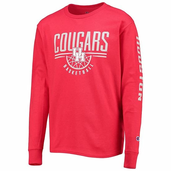 Youth Champion Red Houston Cougars Basketball Long Sleeve T-Shirt Youth Champion Red Houston Cougars Basketball Long Sleeve T-Shirt -Champion shop unnamed file 4751