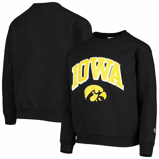 Youth Champion Black Iowa Hawkeyes Powerblend Fleece Sweatshirt 3 Youth Champion Black Iowa Hawkeyes Powerblend Fleece Sweatshirt