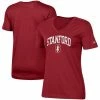 Women's Champion Cardinal Stanford Cardinal University Arch Logo V-Neck T-Shirt