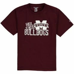 Youth Champion Maroon Mississippi State Bulldogs Team Chant T-Shirt