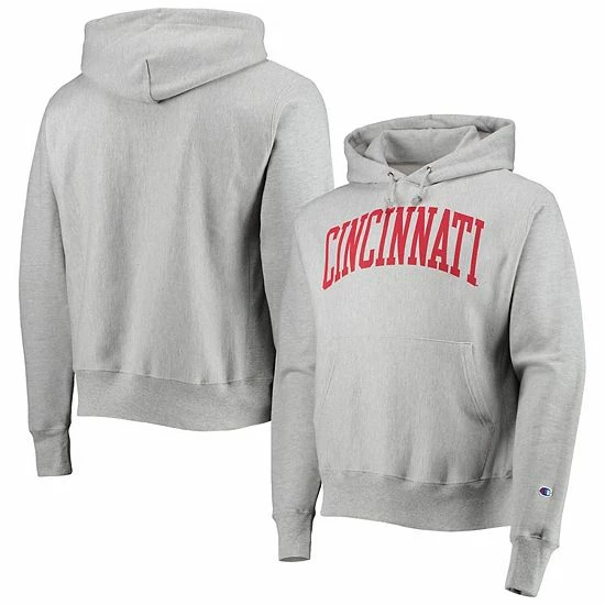 Men's Champion Heathered Gray Cincinnati Bearcats Cincy Arch Pullover Hoodie Men's Champion Heathered Gray Cincinnati Bearcats Cincy Arch Pullover Hoodie -Champion shop unnamed file 4874