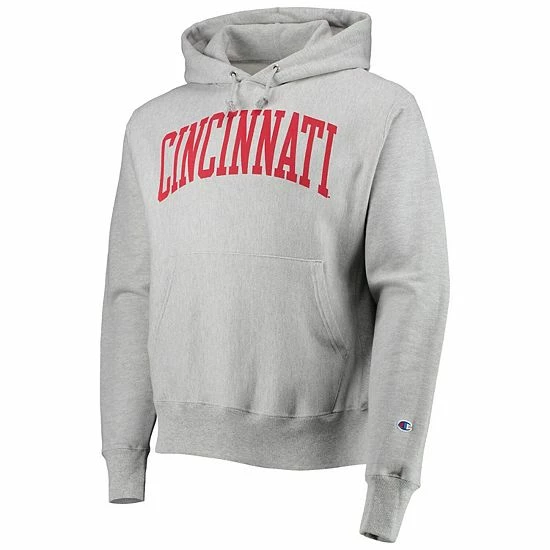 Men's Champion Heathered Gray Cincinnati Bearcats Cincy Arch Pullover Hoodie Men's Champion Heathered Gray Cincinnati Bearcats Cincy Arch Pullover Hoodie -Champion shop unnamed file 4875