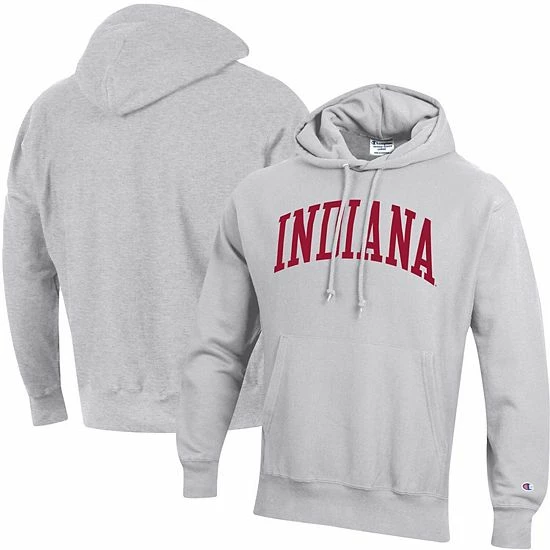 Men's Champion Heathered Gray Indiana Hoosiers Team Arch Reverse Weave Pullover Hoodie Men's Champion Heathered Gray Indiana Hoosiers Team Arch Reverse Weave Pullover Hoodie -Champion shop unnamed file 4904
