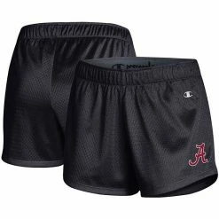 Women's Champion Black Alabama Crimson Tide Mesh Shorts -Champion shop unnamed file 4909