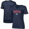 Women's Champion Navy Gonzaga Bulldogs University Arch Logo V-Neck T-Shirt -Champion shop unnamed file 4914