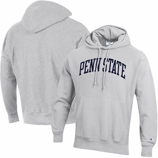 Men's Champion Heathered Gray Penn State Nittany Lions Team Arch Reverse Weave Pullover Hoodie Men's Champion Heathered Gray Penn State Nittany Lions Team Arch Reverse Weave Pullover Hoodie -Champion shop unnamed file 4917