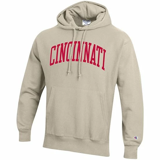 Men's Champion Heathered Oatmeal Cincinnati Bearcats Cincy Arch Pullover Hoodie Men's Champion Heathered Oatmeal Cincinnati Bearcats Cincy Arch Pullover Hoodie -Champion shop unnamed file 4978