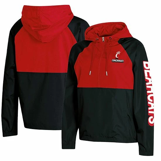 Women's Champion Black Cincinnati Bearcats Colorblocked Packable Raglan Half-Zip Hoodie Jacket Women's Champion Black Cincinnati Bearcats Colorblocked Packable Raglan Half-Zip Hoodie Jacket -Champion shop unnamed file 4987