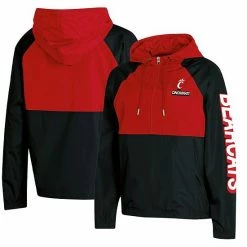 Women's Champion Black Cincinnati Bearcats Colorblocked Packable Raglan Half-Zip Hoodie Jacket 3 Women's Champion Black Cincinnati Bearcats Colorblocked Packable Raglan Half-Zip Hoodie Jacket -Champion shop unnamed file 4988