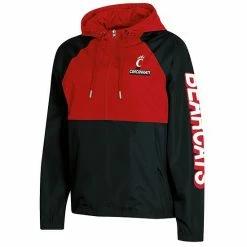 Women's Champion Black Cincinnati Bearcats Colorblocked Packable Raglan Half-Zip Hoodie Jacket 4 Women's Champion Black Cincinnati Bearcats Colorblocked Packable Raglan Half-Zip Hoodie Jacket -Champion shop unnamed file 4989