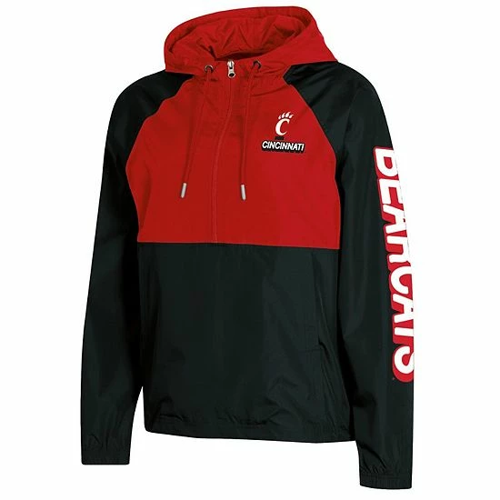Women's Champion Black Cincinnati Bearcats Colorblocked Packable Raglan Half-Zip Hoodie Jacket Women's Champion Black Cincinnati Bearcats Colorblocked Packable Raglan Half-Zip Hoodie Jacket -Champion shop unnamed file 4989
