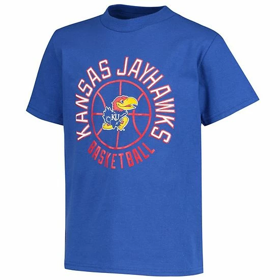 Youth Champion Royal Kansas Jayhawks Basketball T-Shirt 5 Youth Champion Royal Kansas Jayhawks Basketball T-Shirt - Image 3