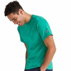 Men's Champion® Classic Jersey Tee Dark Green -Champion shop unnamed file 502