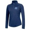 Women's Champion Heathered Navy North Carolina Tar Heels Core Raglan Quarter-Zip Jacket -Champion shop unnamed file 5044