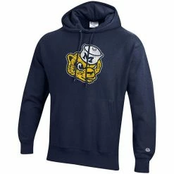 Men's Champion Navy Michigan Wolverines Vault Sailor Hat Wolverine Reverse Weave Pullover Hoodie 4 Men's Champion Navy Michigan Wolverines Vault Sailor Hat Wolverine Reverse Weave Pullover Hoodie -Champion shop unnamed file 5053