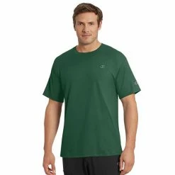 Men's Champion® Classic Jersey Tee Dark Green -Champion shop unnamed file 507