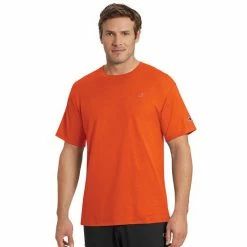 Men's Champion® Classic Jersey Tee Dark Green -Champion shop unnamed file 514