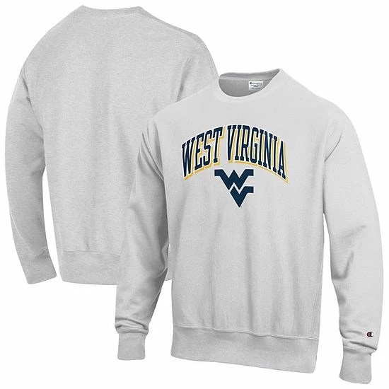 Men's Champion Gray West Virginia Mountaineers Arch Over Logo Reverse Weave Pullover Sweatshirt Men's Champion Gray West Virginia Mountaineers Arch Over Logo Reverse Weave Pullover Sweatshirt -Champion shop unnamed file 5141