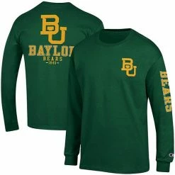 Men's Champion Green Baylor Bears Team Stack Long Sleeve T-Shirt 3 Men's Champion Green Baylor Bears Team Stack Long Sleeve T-Shirt -Champion shop unnamed file 5146
